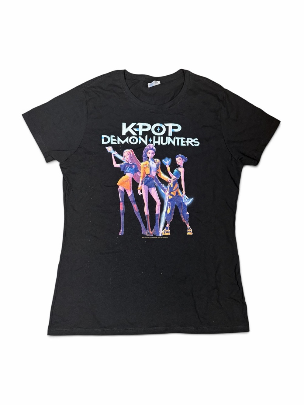Black KPOP Demon Hunters Graphic Tee